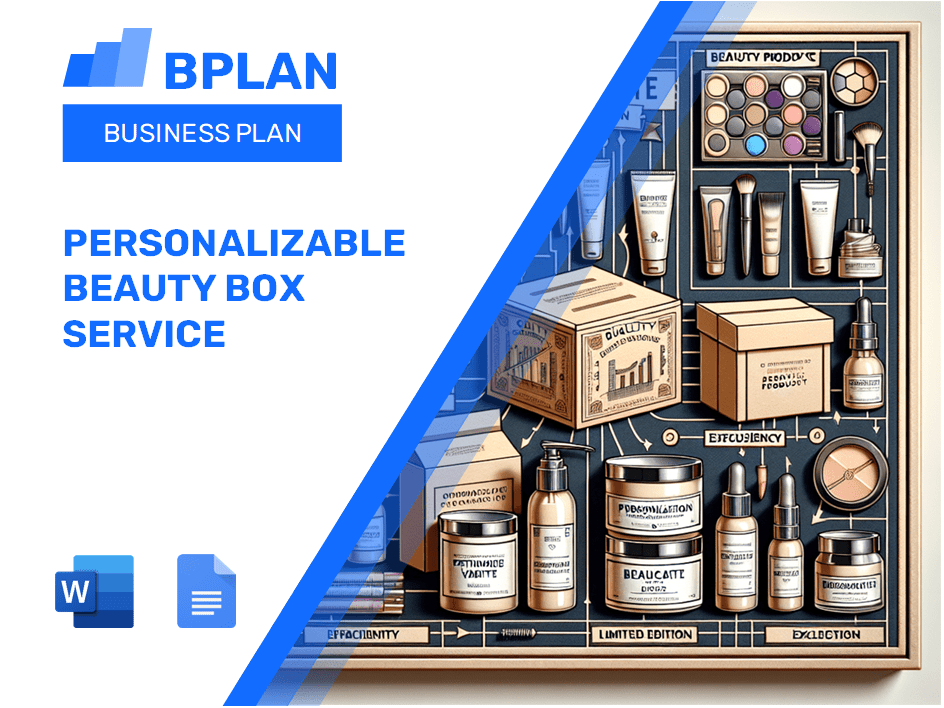 Personalizable Beauty Box Service Business Plan