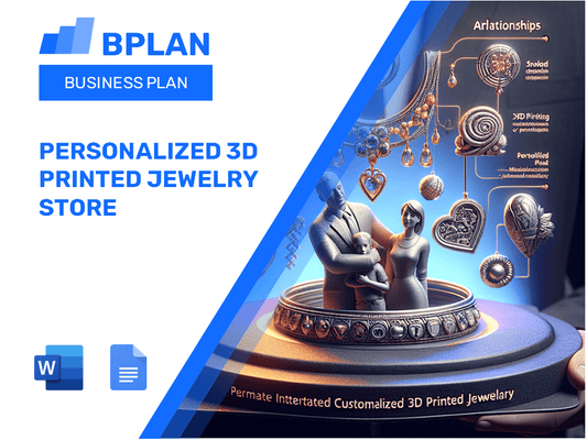 Personalized 3D Printed Jewelry Store Business Plan