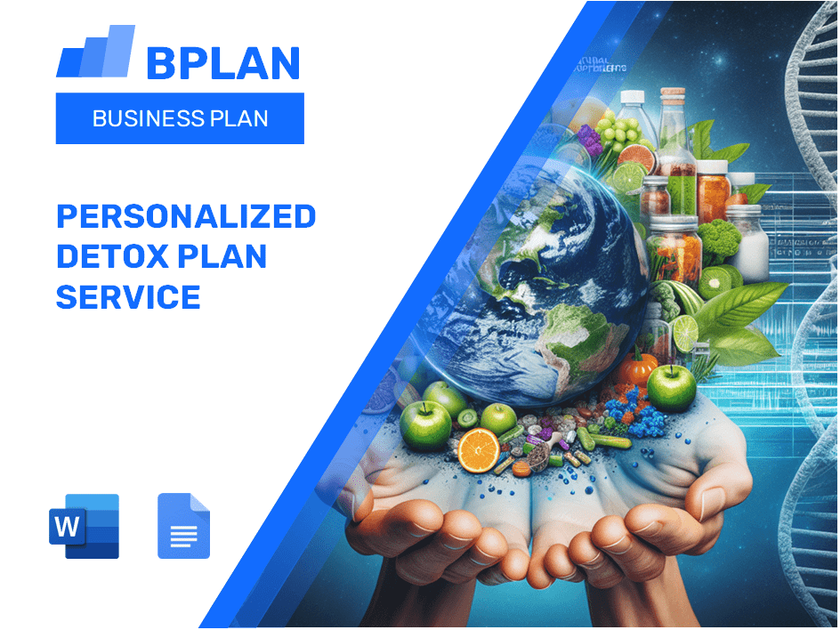 Personalized Detox Plan Service Business Plan