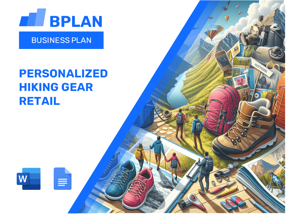 Personalized Hiking Gear Retail Business Plan