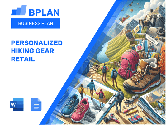 Personalized Hiking Gear Retail Business Plan