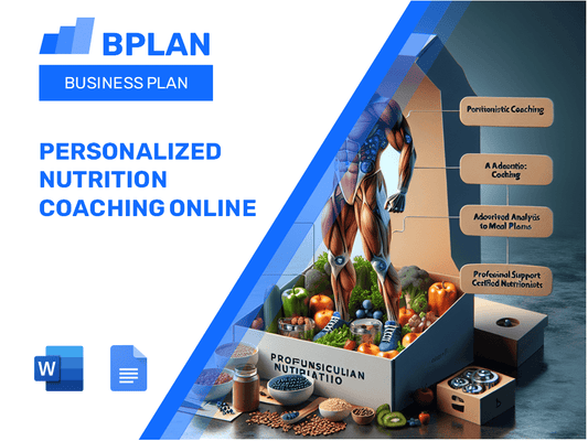 Personalized Nutrition Coaching Online Business Plan