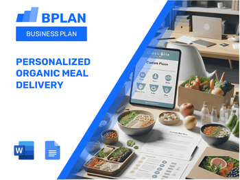 Personalized Organic Meal Delivery Business Plan