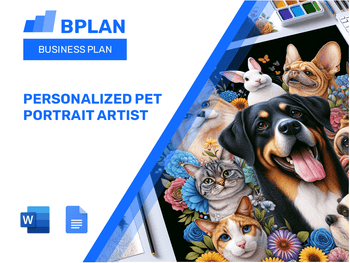 Personalized Pet Portrait Artist Business Plan