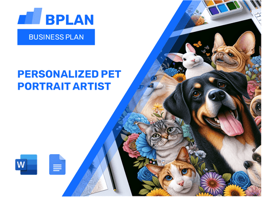 Personalized Pet Portrait Artist Business Plan