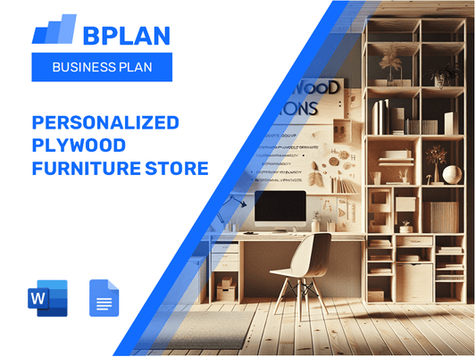 Personalized Plywood Furniture Store Business Plan