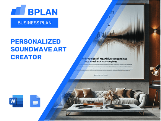 Personalized Soundwave Art Creator Business Plan