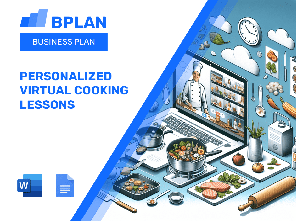 Virtual Cooking Lessons Business Plan Template