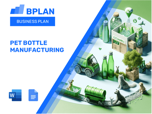 Pet Bottle Manufacturing Business Plan