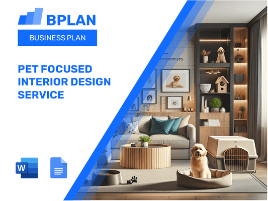 Pet Focused Interior Design Service Business Plan