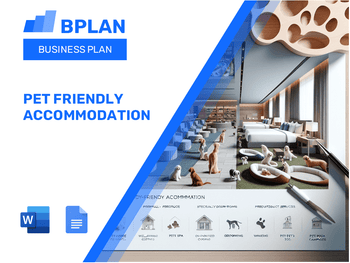 Pet Friendly Accommodation Business Plan