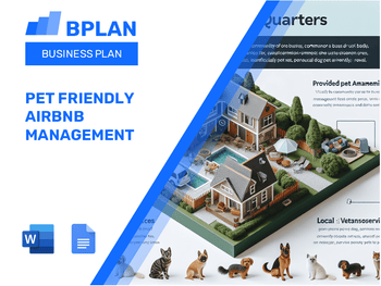Pet Friendly Airbnb Management Business Plan