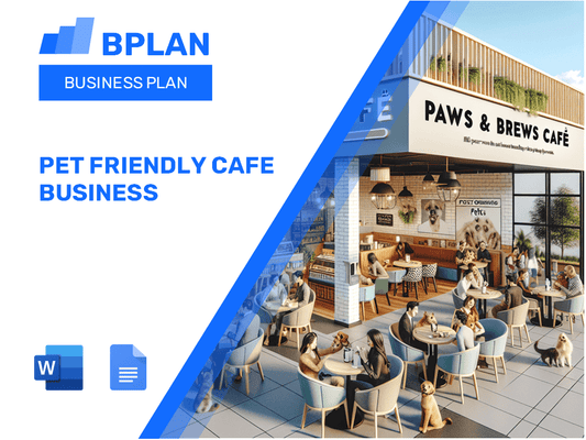 Pet Friendly Cafe Business Plan