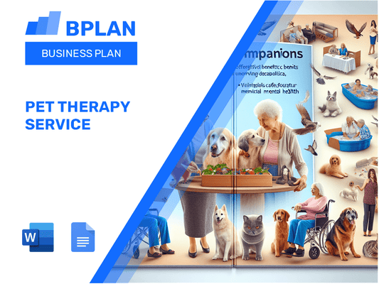 Pet Therapy Service Business Plan