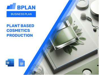 Plant Based Cosmetics Production Business Plan