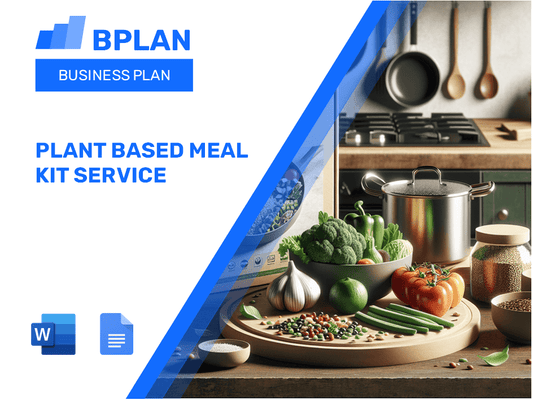 Plant Based Meal Kit Service Business Plan