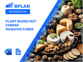Plant Based Nut Cheese Manufacturer Business Plan