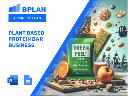 Plant Based Protein Bar Business Plan