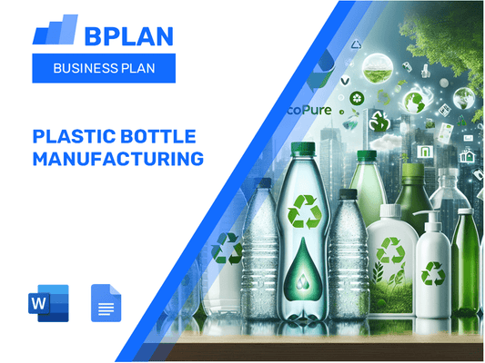 Plastic Bottle Manufacturing Business Plan