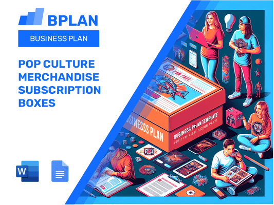 Pop Culture Merchandise Subscription Boxes Business Plan