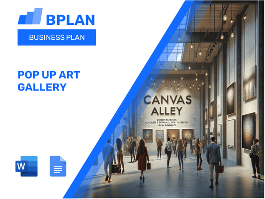 Pop Up Art Gallery Business Plan