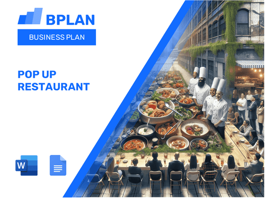 Pop Up Restaurant Business Plan