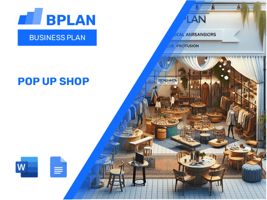 Pop Up Shop Business Plan