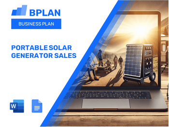 Portable Solar Generator Sales Business Plan