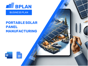 Portable Solar Panel Manufacturing Business Plan
