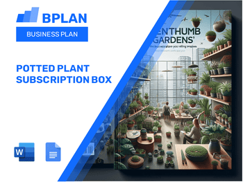 Potted Plant Subscription Box Business Plan