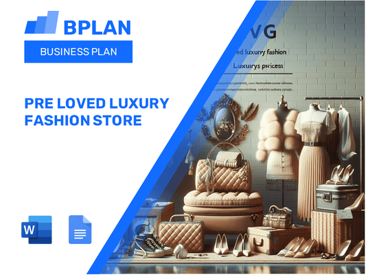 Pre Loved Luxury Fashion Store Business Plan