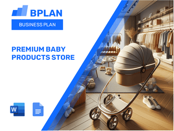 Premium Baby Products Store Business Plan