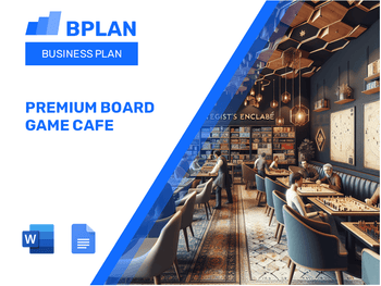 Premium Board Game Cafe Business Plan