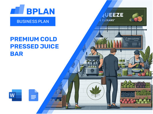 Premium Cold Pressed Juice Bar Business Plan