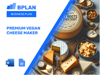 Premium Vegan Cheese Maker Business Plan