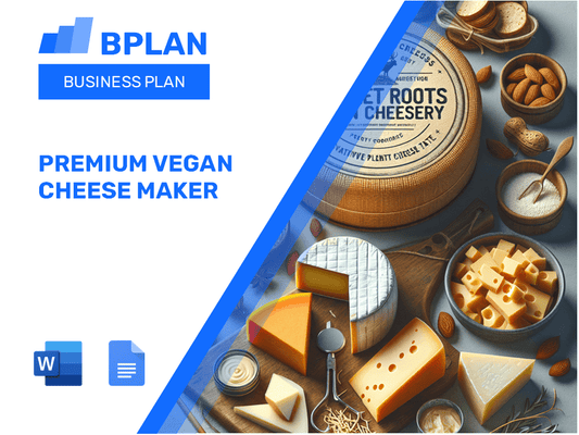 Premium Vegan Cheese Maker Business Plan
