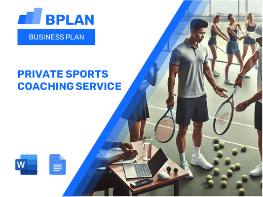 Private Sports Coaching Service Business Plan