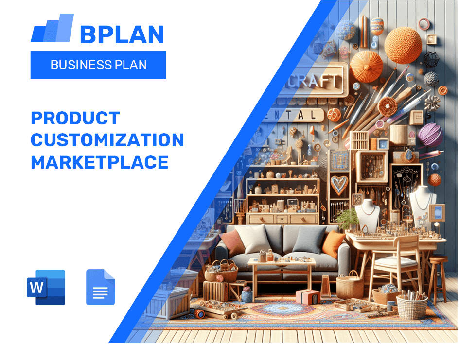 Product Customization Marketplace Business Plan