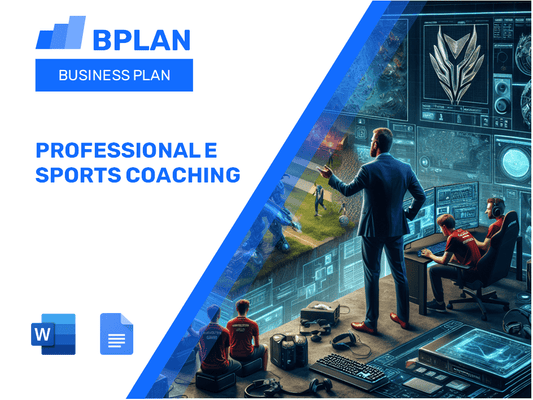 Professional E Sports Coaching Business Plan