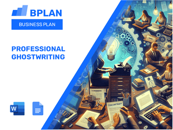 Professional Ghostwriting Business Plan