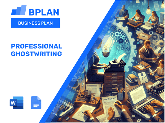 Professional Ghostwriting Business Plan