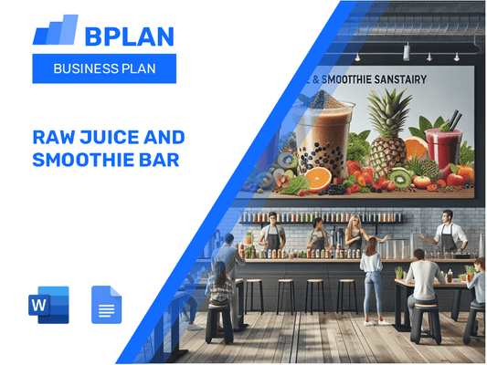 Raw Juice and Smoothie Bar Business Plan