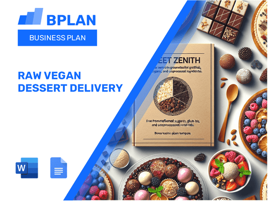 Raw Vegan Dessert Delivery Business Plan