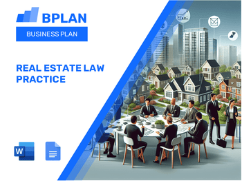 Real Estate Law Practice Business Plan