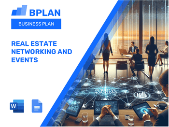 Real Estate Networking and Events Business Plan