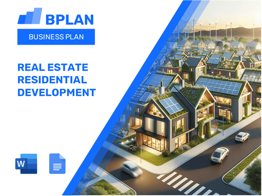 Real Estate Residential Development Business Plan