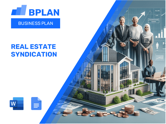 Real Estate Syndication Business Plan