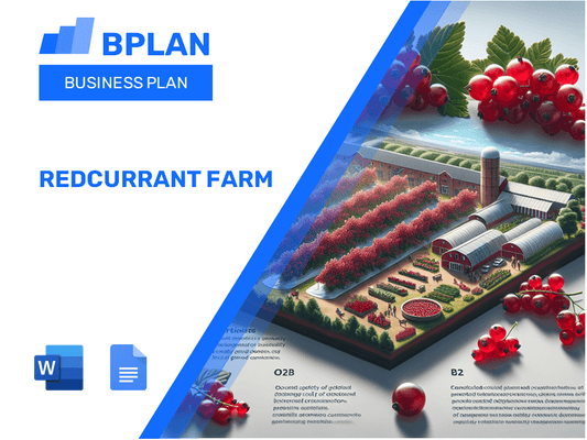 Redcurrant Farm Business Plan
