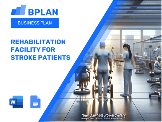 Rehabilitation Facility For Stroke Patients Business Plan