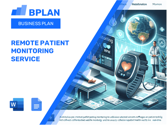 Remote Patient Monitoring Service Business Plan